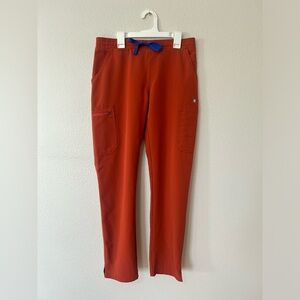 Figs Yola  Skinny Scrub Pants Auburn Small
